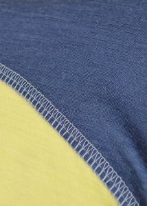 Merino triko dlouhý rukáv - detail plochý šev
